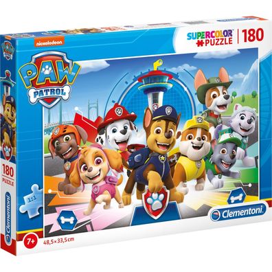 Supercolor - Paw Patrol (180 Teile) - Clementoni 29105 - (Spielwaren / Puzzle)