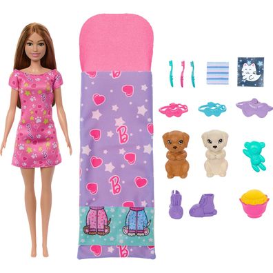 Barbie Welpen-Pyjama-Party - Barbie HXN01 - (Spielzeug / Spielfigur)