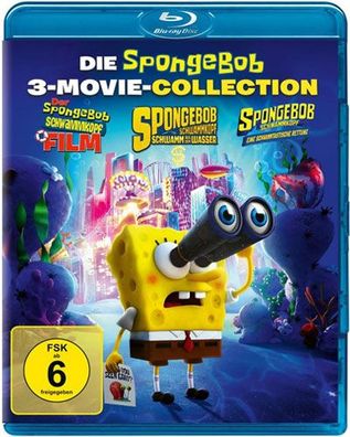 Spongebob Schwammkopf 3-Movie Collection (Blu-ray) - - (Blu-ray Video / Zeichentr.)