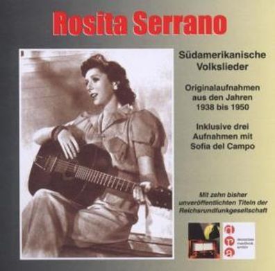 Rosita Serrano: Südamerikanische Volkslieder