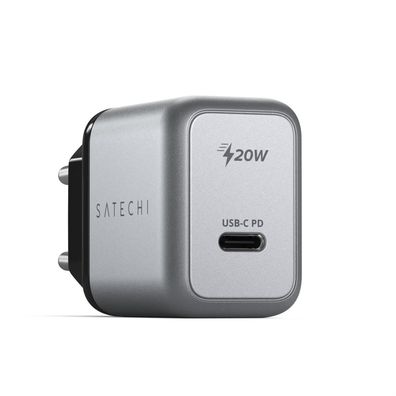 Satechi 20W USB-C PD Wall Charger Ladestecker - Grau