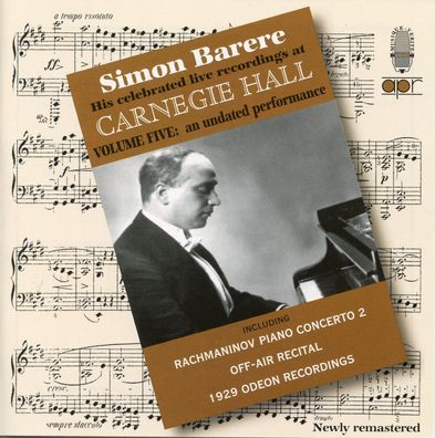 Various: Simon Barere at Carnegie Hall Vol.5