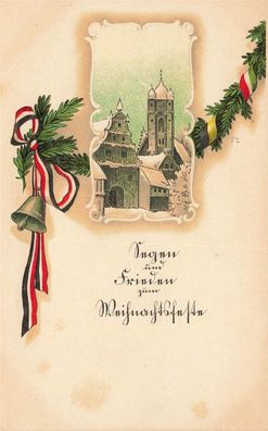 Segen und Frieden zum Weihnachtsfeste Patriotika Postkarte AK 1915