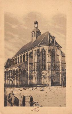 Zerstörte Kloster in Novy Feldpostkarte 1914