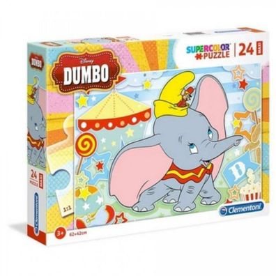 Clementoni - Puzzle Dumbo Maxi 24 pcs