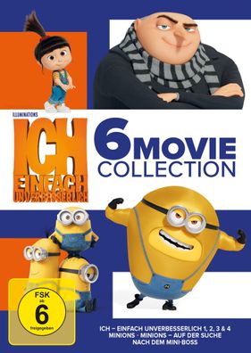 Ich - Einfach unverbesserlich & Minions 6er (DVD) 6-Movie Col