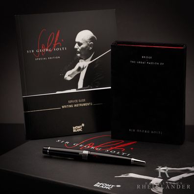 Montblanc Meisterstück Donation Pen Sir Georg Solti Kugelschreiber ID 35928 OVP