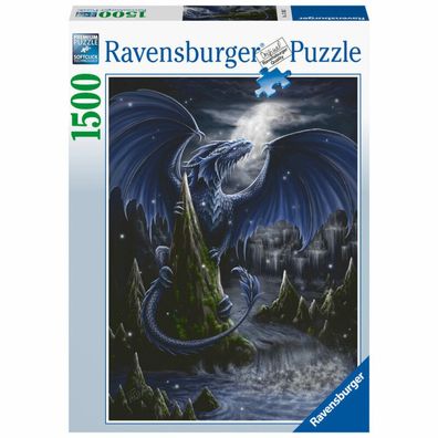 Das dunkelblaue Drachenpuzzle 1500Stück