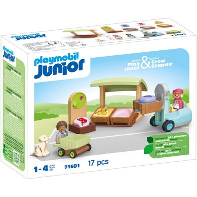 71691 Junior: Bio-Marktstand & Gabelstapler - Playmobil 71691