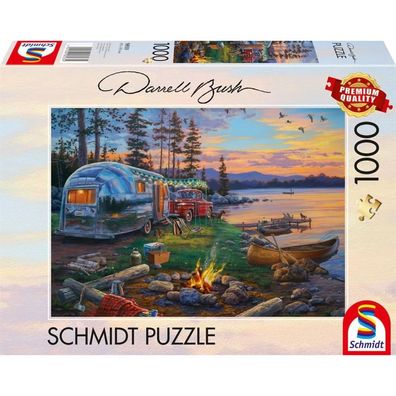 Darrell Bush: Campingidyll am See (1000 Teile)