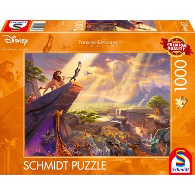 Thomas Kinkade Studios: Disney Dreams Collection - König der Löwen (1000 Teile)