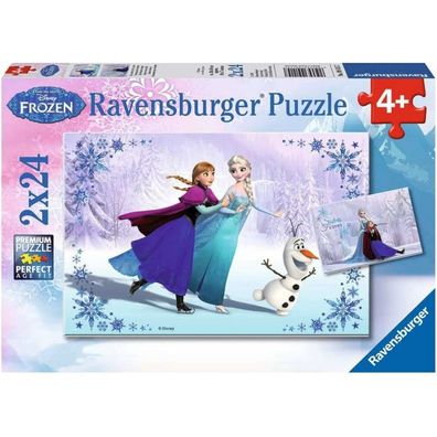 Disney Frozen Puzzle: Schwestern für immer, 2x24tlg