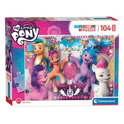 Clementoni Maxi Puzzle My Little Pony Heart, 104 Teile