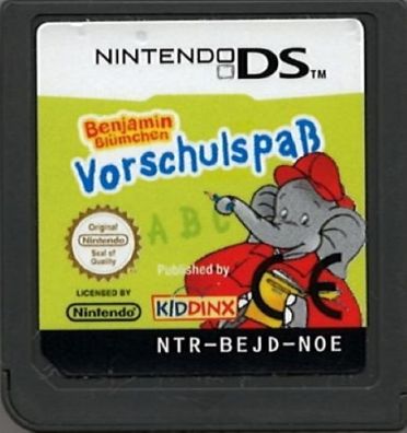 Benjamin Blümchen Vorschulspaß Nintendo DS DSi 3DS 2DS Kiddinx - Ausführ