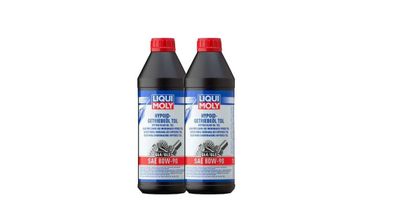 LIQUI MOLY 20645 Hypoid-Getriebeöl (GL4/5) TDL SAE 80W-90 2x1 Liter