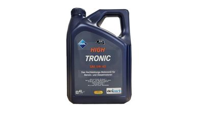 ARAL High Tronic 5W 40 1x4 Liter Kanne VW 505.01 MB 229.51 Motoröl