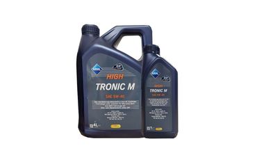 Aral High Tronic M 5W-40 4 Liter Kanne + 1x1 Liter . MB 229.5, VW 50200/ 50500 BMW