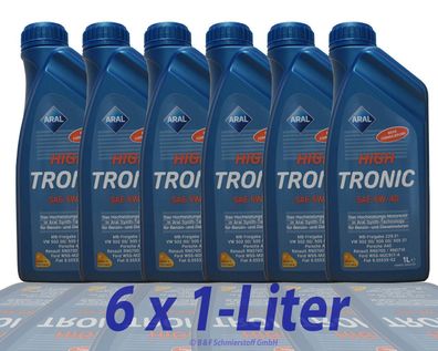 Aral HighTronic 5W-40 6x1 Liter 505.01 Renault RN 0700 0710