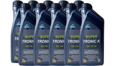 Aral Super Tronic K 5W 30 10x1 Liter VW 50400 / 507.00, MB 229.51, BMW LL04