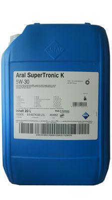 Aral Super Tronic K 5W 30 1x20 Liter Motoröl VW 50400 / 507.00, BMW LL04