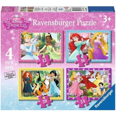 Disney Prinzessin Puzzle, 4in1