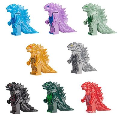 8 Godzilla-Bausteinfiguren, Monster-Modell-Spielzeugset