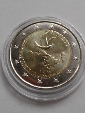 Original 2 euro 2013 Monaco UNO prägefrisch Unzirkuliert unc