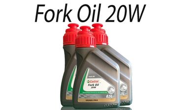 Castrol Fork Oil 20W 3 X 500 ML Gabelöl