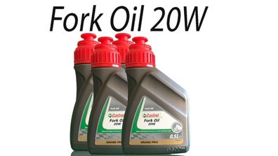 Castrol Fork Oil 20W 4 X 500 ML Gabelöl