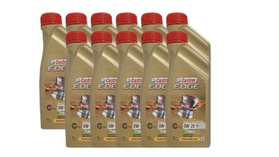 Castrol Edge 0W-20 C5 Dexos 1, Fiat 955535-Cr1, Jaguar 03.5006 11x1 Liter