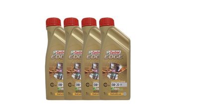 Castrol Edge 0W-20 C5 Dexos 1, Fiat 955535-Cr1, Jaguar 03.5006 4x1 Liter