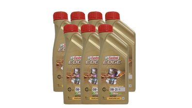 Castrol Edge 0W-20 C5 Dexos 1, Fiat 955535-Cr1, Jaguar 03.5006 7x1 Liter