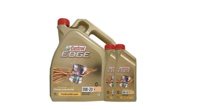 Castrol Edge 0W-20 V 5 Liter + 2x1 Liter f?r Volvo VCC RBS0-2AE