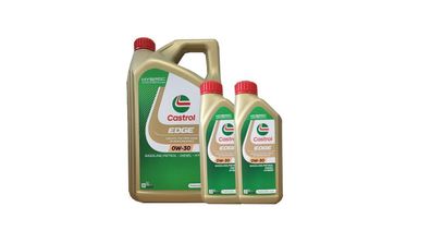 Castrol Edge 0W-30 1x5 Liter + 2x1 Liter MB-Freigabe 229.31/ 229.51, GM dexos2