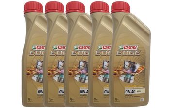 Castrol Edge 0W-40 5x1 Liter VW 502 00/ 505 00, MB-229.3/ 229.5, Porsche A40