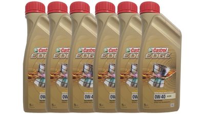 Castrol Edge 0W-40 6x1 Liter VW 502 00/ 505 00, MB-229.3/ 229.5, Porsche A40