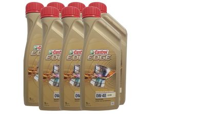 Castrol Edge 0W-40 7x1 Liter VW 502 00/ 505 00, MB-229.3/ 229.5, Porsche A40