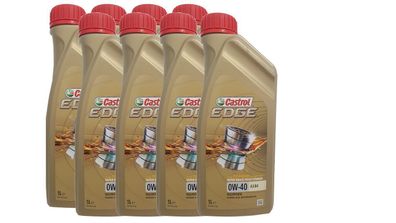 Castrol Edge 0W-40 8x1 Liter VW 502 00/ 505 00, MB-229.3/ 229.5, Porsche A40