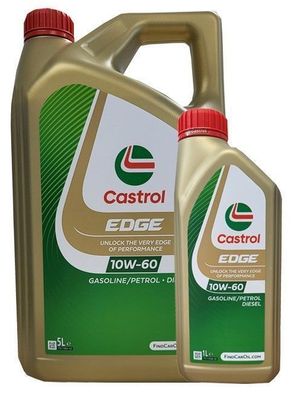 Castrol Edge 10W-60 Supercar VW 501 01/ 505 00, BMW M-Modelle 5 + 1 Liter