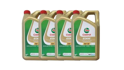 Castrol Edge 5W-30 C3, VW 505 00/505 01, MB-229.31/ 229.51, GM dexos, 4x5 Liter