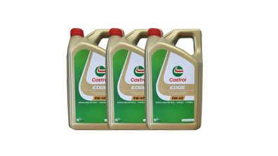 Castrol Edge 5W-40, VW 505 00/ 505 01, MB 229.31/ 229.51/ 226.5, 3x5 Liter