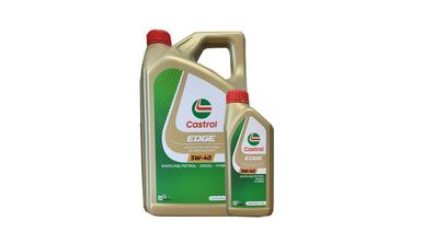 Castrol Edge 5W-40, VW 505 00/ 505 01, MB 229.31/ 229.51/ 226.5, 5 + 1 Liter