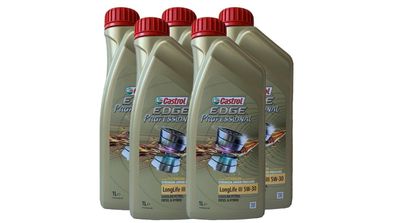 Castrol EDGE Professional 5W-30 Longlife 3 5x1 Liter VW 50700