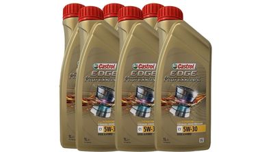 Castrol EDGE Professional C1 5W-30, ACEA C1, STJLR.03.5005 6x1 Liter