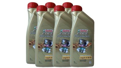 Castrol Edge Professional Longlife 3 5W-30, VW 504 00/ 507 00, C30 6x1Liter