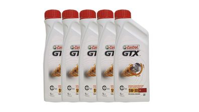 Castrol GTX 5W-30 C4 5x1 Liter, RN 0720, MB 226.51