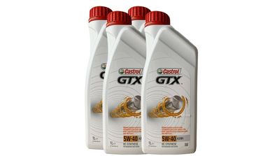 Castrol GTX 5W-40 A3/ B4, MB 229.3, VW 502 00/ 505 00 4x1 Liter
