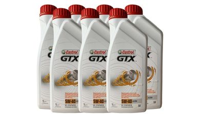 Castrol GTX 5W-40 A3/ B4, MB 229.3, VW 502 00/ 505 00 7x1 Liter