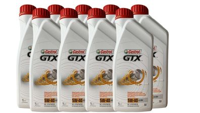 Castrol GTX 5W-40 A3/ B4, MB 229.3, VW 502 00/ 505 00 9x1 Liter