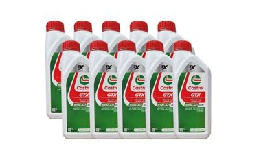 Castrol GTX 10W-40 A3/ B3 MB-229.1 VW 501 01/ 505 00 10x1 Liter Motoröl